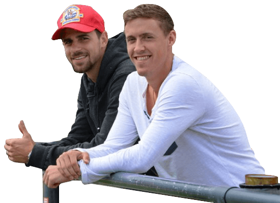 Football Foundation Max Kruse Und Martin Harnik